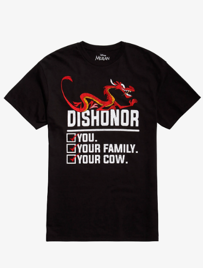 dishonor on your cow shirt